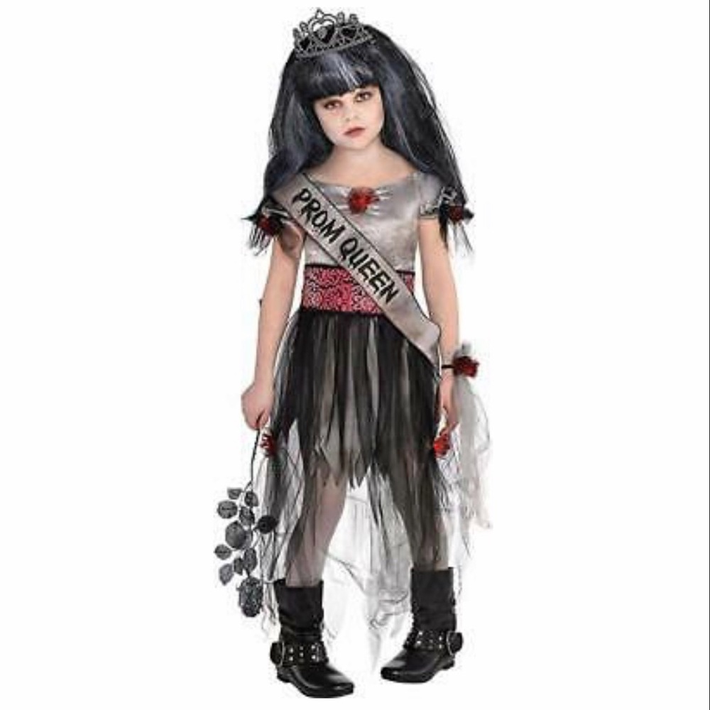 Prom Queen Corpse Child Halloween Costume Scary Small